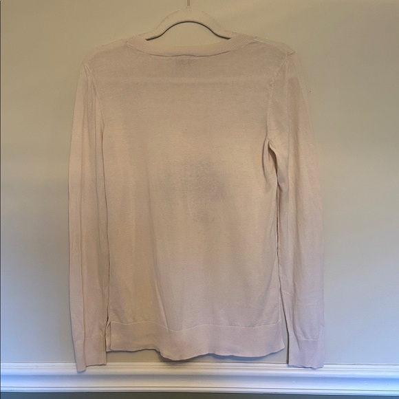 Loft Outlet Women's Cream Sweater with Pug Design Size Medium - Picture 5 of 9